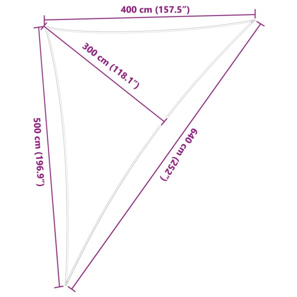 vidaXL Slnečná plachta Modrá a biela 4 x 5 x 6,4 m – Obrázok 10