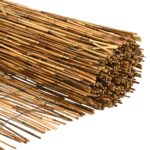 vidaXL Záhradný plot Karbonizovaný 300 x 100 cm Rákosie – Obrázok 5