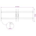 vidaXL Bezpečnostná mreža na okná s 2 priečkami 3 pcs 430-740 mm – Obrázok 8