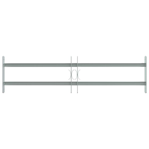 vidaXL Bezpečnostná mreža na okná s 2 priečkami 3 pcs 630-1140 mm – Obrázok 3