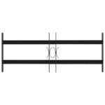 vidaXL Bezpečnostná mreža na okná s 2 priečkami 3 pcs 43-74 cm – Obrázok 3