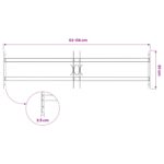 vidaXL Bezpečnostná mreža na okná s 2 priečkami 3 pcs 63-114 cm – Obrázok 8