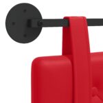 vidaXL Závesné čelo postele Červená Umelá koža – Obrázok 9
