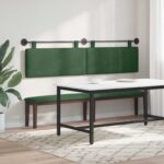vidaXL Závesné čelo postele Jungle Green Kordúrová tkanina – Obrázok 4