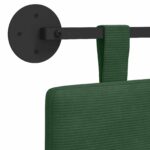 vidaXL Závesné čelo postele Jungle Green Kordúrová tkanina – Obrázok 9