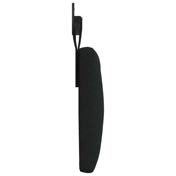 vidaXL Závesné čelo postele Čierna Látka – Obrázok 6