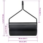 vidaXL Záhradný valec na trávnik 120 x 99 cm 110 L Železo – Obrázok 8