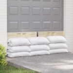 vidaXL Tkaninové vrecia 50 pcs Biela 40 x 60 cm PP