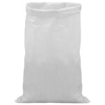 vidaXL Tkaninové vrecia 50 pcs Biela 65 x 105 cm PP – Obrázok 2