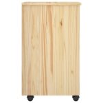vidaXL Koliesková skriňa s kolesom Hnedá 65,5 x 34 x 39 cm – Obrázok 5