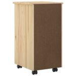 vidaXL Koliesková skriňa s kolesom Hnedá 65,5 x 34 x 39 cm – Obrázok 6
