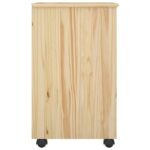 vidaXL Koliesková skriňa s kolesom Hnedá 34 x 39 x 65,5 cm – Obrázok 5