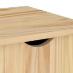 vidaXL Koliesková skriňa s kolesom Hnedá 100 x 39 x 65,5 cm – Obrázok 7