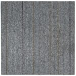 vidaXL Kobercová dlaždica Svetlosivá s prúžkom 50 x 50 cm 36 pcs – Obrázok 5