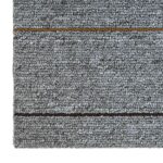 vidaXL Kobercová dlaždica Svetlosivá s prúžkom 50 x 50 cm 36 pcs – Obrázok 6
