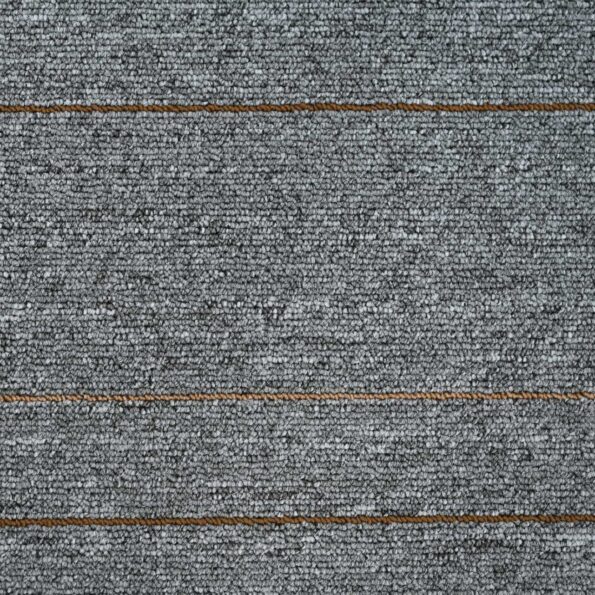 vidaXL Kobercová dlaždica Svetlosivá s prúžkom 50 x 50 cm 36 pcs – Obrázok 7