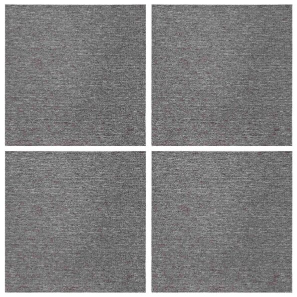 vidaXL Kobercová dlaždica Hnedá 50 x 50 cm 4 pcs PP a Bitúmen – Obrázok 3