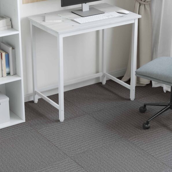 vidaXL Kobercová dlaždica Hnedá 50 x 50 cm 4 pcs PP a Bitúmen – Obrázok 4
