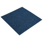 vidaXL Kobercová dlaždica Modrá 50 x 50 cm 20 pcs PP a Bitúmen – Obrázok 2