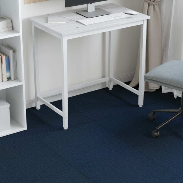 vidaXL Kobercová dlaždica Modrá 50 x 50 cm 36 pcs PP a Bitúmen – Obrázok 4
