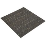 vidaXL Kobercová dlaždica Pruhovaná Svetlo Hnedá 50 x 50 cm 20 pcs – Obrázok 2
