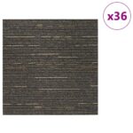 vidaXL Kobercová dlaždica Pruhovaná Svetlo Hnedá 50 x 50 cm 36 pcs – Obrázok 3