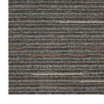 vidaXL Kobercová dlaždica Pruhovaná tmavohnedá 50 x 50 cm 4 pcs – Obrázok 6