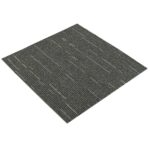 vidaXL Kobercová dlaždica Pruhovaná svetlozelená 50 x 50 cm 36 pcs – Obrázok 2