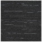 vidaXL Kobercová dlaždica Prúžkovaná čierna 50 x 50 cm 4 pcs – Obrázok 5