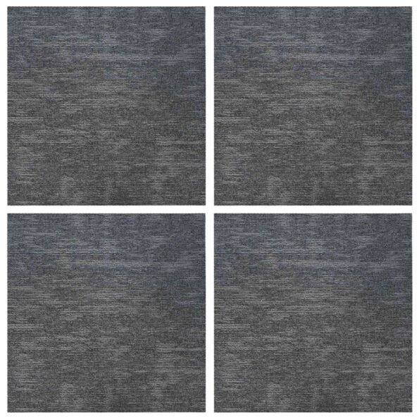 vidaXL Kobercová dlaždica Sky Grey 50 x 50 cm 4 pcs PP a Bitúmen – Obrázok 3