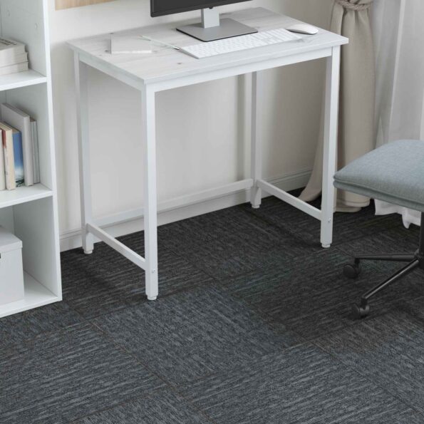 vidaXL Kobercová dlaždica Sky Grey 50 x 50 cm 4 pcs PP a Bitúmen – Obrázok 4