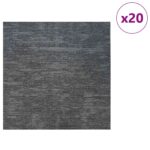 vidaXL Kobercová dlaždica Sky Grey 50 x 50 cm 20 pcs PP a Bitúmen – Obrázok 3