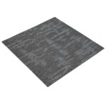 vidaXL Kobercová dlaždica Uhlová šedá 50 x 50 cm 4 pcs PP a Bitúmen – Obrázok 2