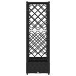 vidaXL Vyvýšený záhon s mriežkou a strechou Čierna 164 x 40 x 121 cm – Obrázok 5