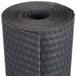 vidaXL Balkónová obrazovka Tmavosivá 1000 x 100 cm polyratan – Obrázok 2