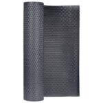 vidaXL Balkónová obrazovka Tmavosivá 1000 x 100 cm polyratan – Obrázok 3