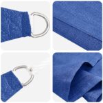 vidaXL Plachta na tienenie Modrá 7 x 5 x 5 m HDPE – Obrázok 2