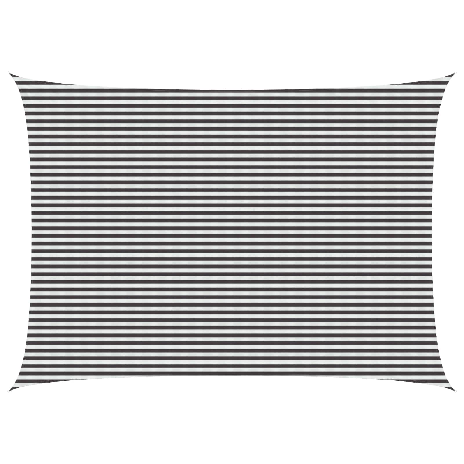 42032780_1.jpg vidaXL Plachta na tienenie Antracitová a biela 5 x 7 m HDPE – Obrázok 1