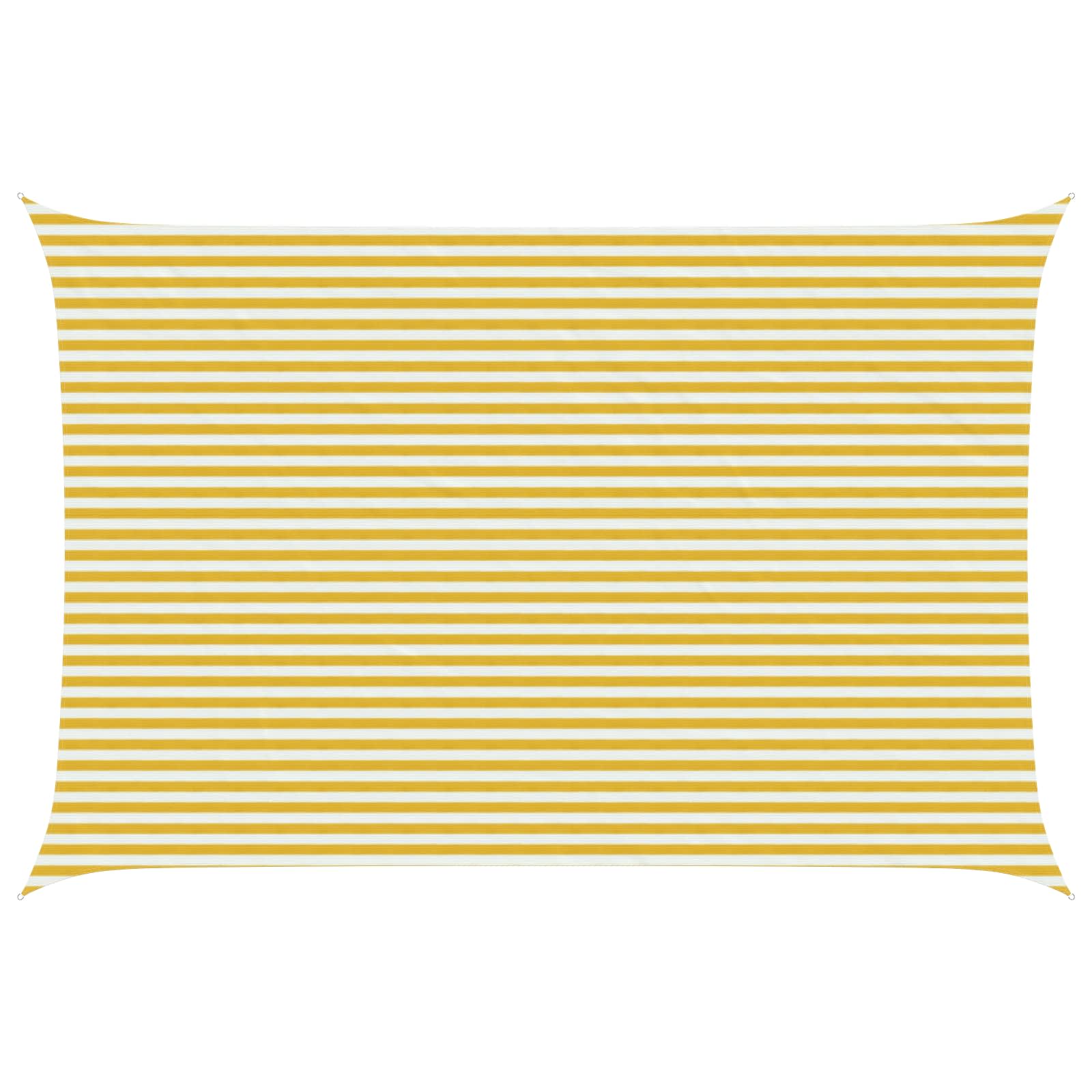 42032835_1.jpg vidaXL Plachta na tienenie Žltá a biela 4 x 5 m HDPE – Obrázok 1