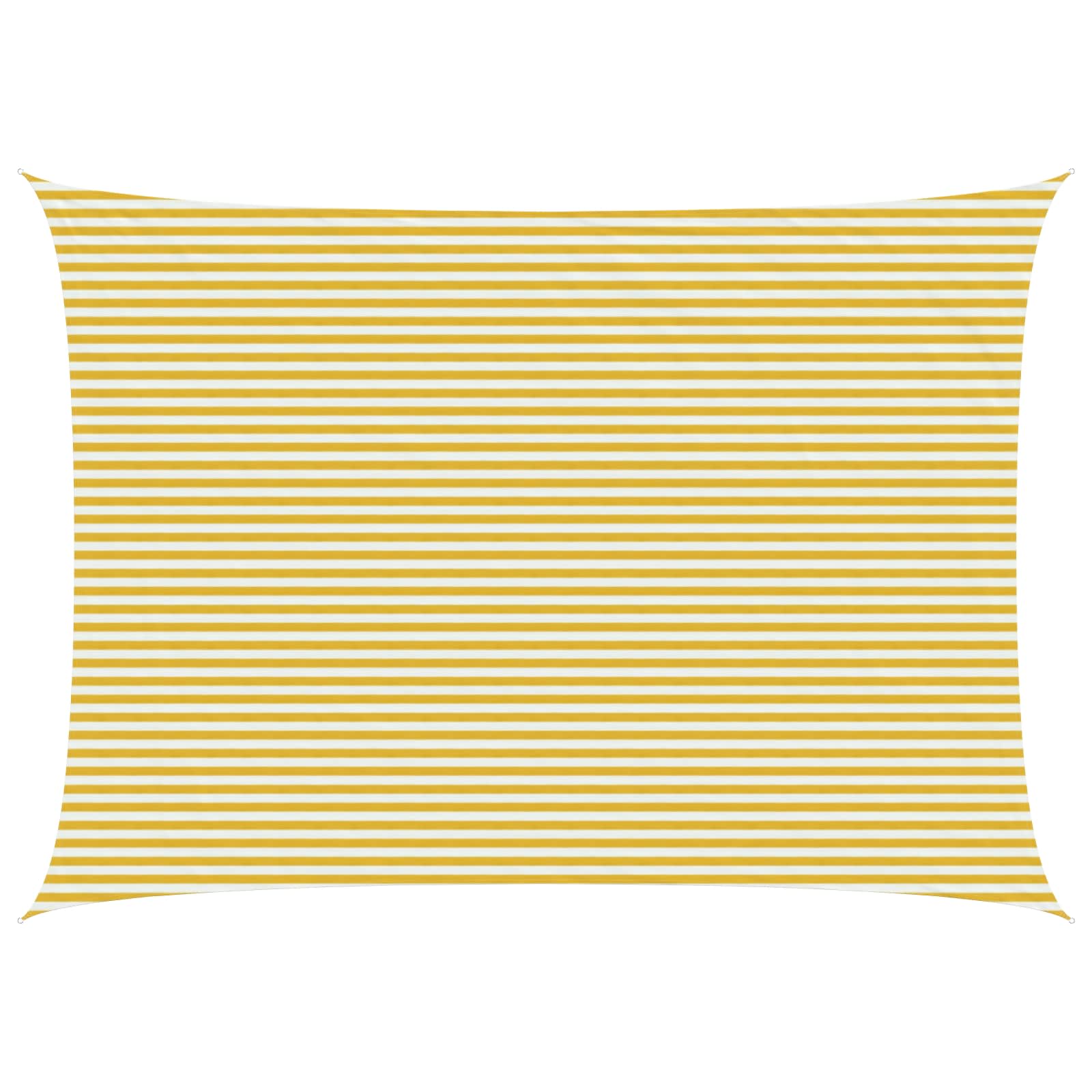 42032839_1.jpg vidaXL Plachta na tienenie Žltá a biela 5 x 7 m HDPE – Obrázok 1