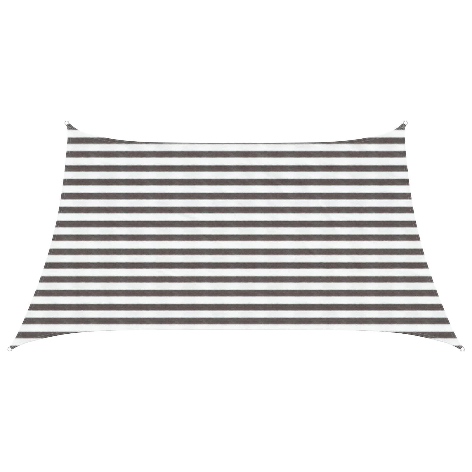 42032980_1.jpg vidaXL Plachta na tienenie Svetlo šedá a biela 3 / 4 x 2 m HDPE – Obrázok 1