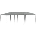 vidaXL Párty stan Svetlosivá 900 x 300 x 255 cm PE a oceľ