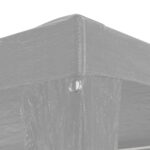 vidaXL Párty stan Svetlosivá 900 x 300 x 255 cm PE a oceľ – Obrázok 4