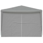 vidaXL Párty stan 900 x 300 x 255 cm Svetlosivá PE a oceľ – Obrázok 3