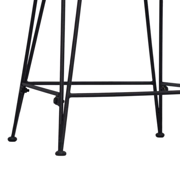 vidaXL Barová stolička 2 pcs Prírodná 44 x 54 x 96 cm Ratan a oceľ – Obrázok 9
