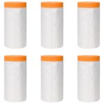vidaXL Prachový list s lepiacou páskou 6 pcs Priehľadná 110 x 3300 cm – Obrázok 2