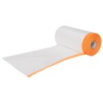 vidaXL Prachový list s lepiacou páskou 6 pcs Priehľadná 110 x 3300 cm – Obrázok 4