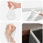 vidaXL Prachový obal s lepiacou páskou 6 pcs Priehľadná 210 x 2000 cm – Obrázok 6