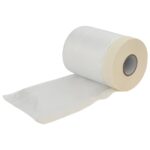 vidaXL Prachový obal s lepiacou páskou 12 pcs Priehľadná 55 x 3300 cm – Obrázok 4