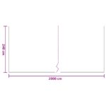 vidaXL Prachový obal s lepiacou páskou 12 pcs Priehľadná 240 x 2000 cm – Obrázok 7
